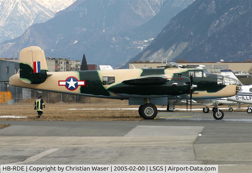 HB-RDE, 1945 North American B-25J Mitchell Mitchell C/N 108-47562, untitled