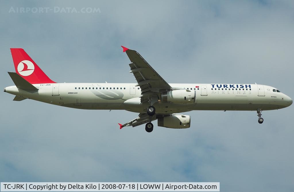 TC-JRK, 2008 Airbus A321-231 C/N 3525, Turkish Airlines A321-231  delivery 2008.05