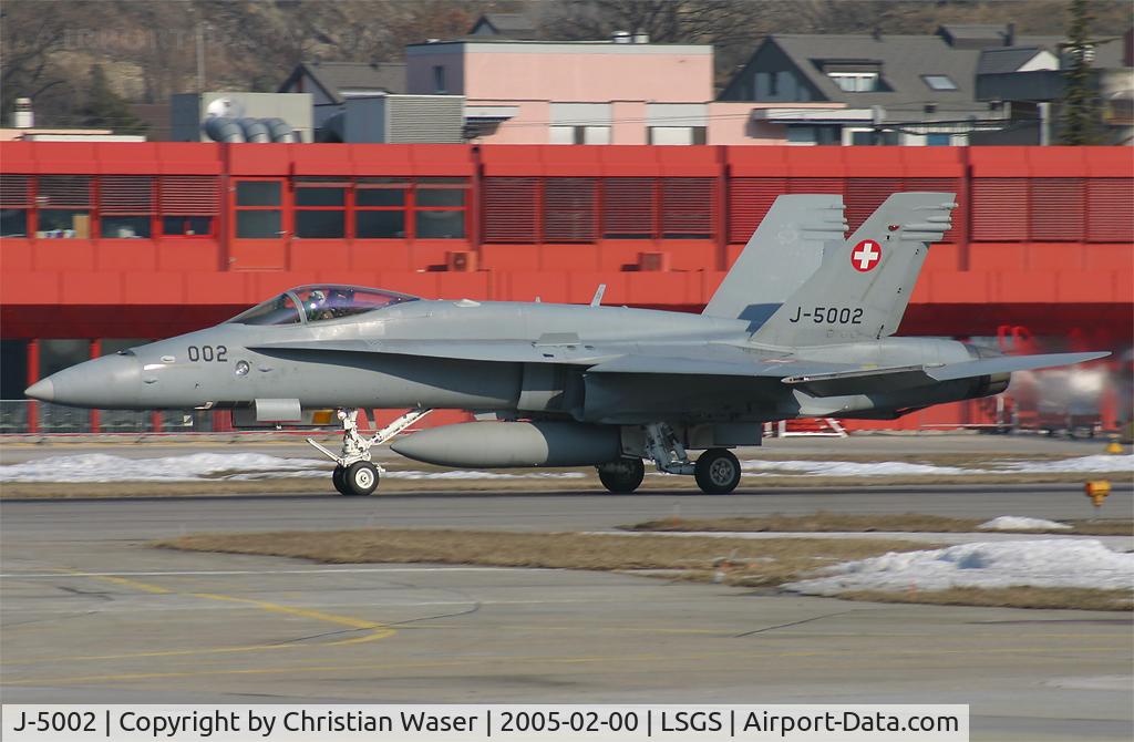 J-5002, McDonnell Douglas F/A-18C Hornet C/N 1315/SFC002, Swiss Air Force
