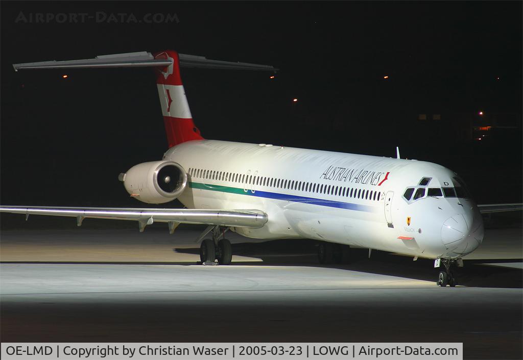 OE-LMD, 1990 McDonnell Douglas MD-83 (DC-9-83) C/N 49933, Austrian