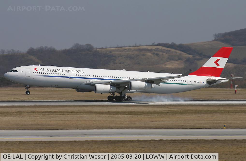 OE-LAL, 1999 Airbus A340-313 C/N 263, Austrian
