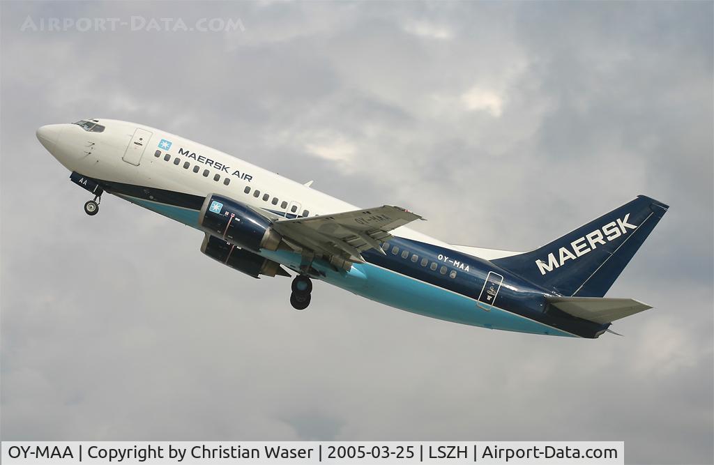 OY-MAA, 1990 Boeing 737-5L9 C/N 24778, Maersk Air