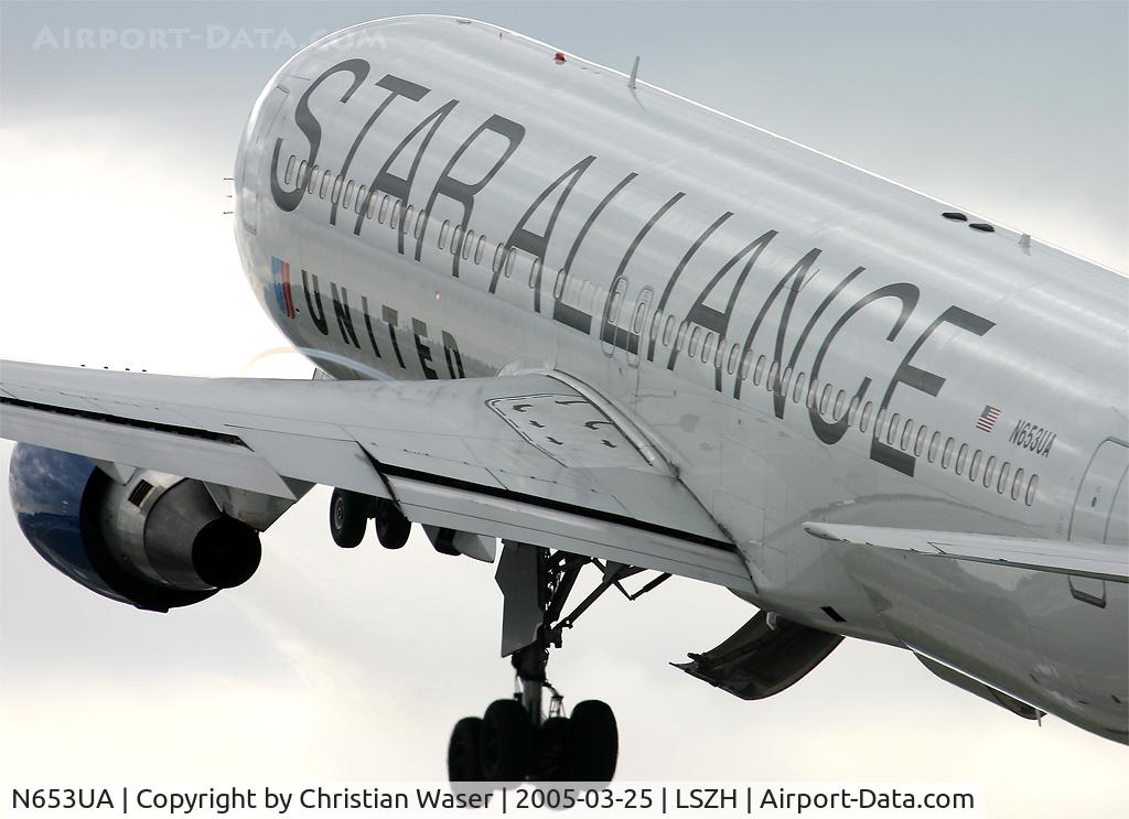 N653UA, 1992 Boeing 767-322 C/N 25391, United Airlines