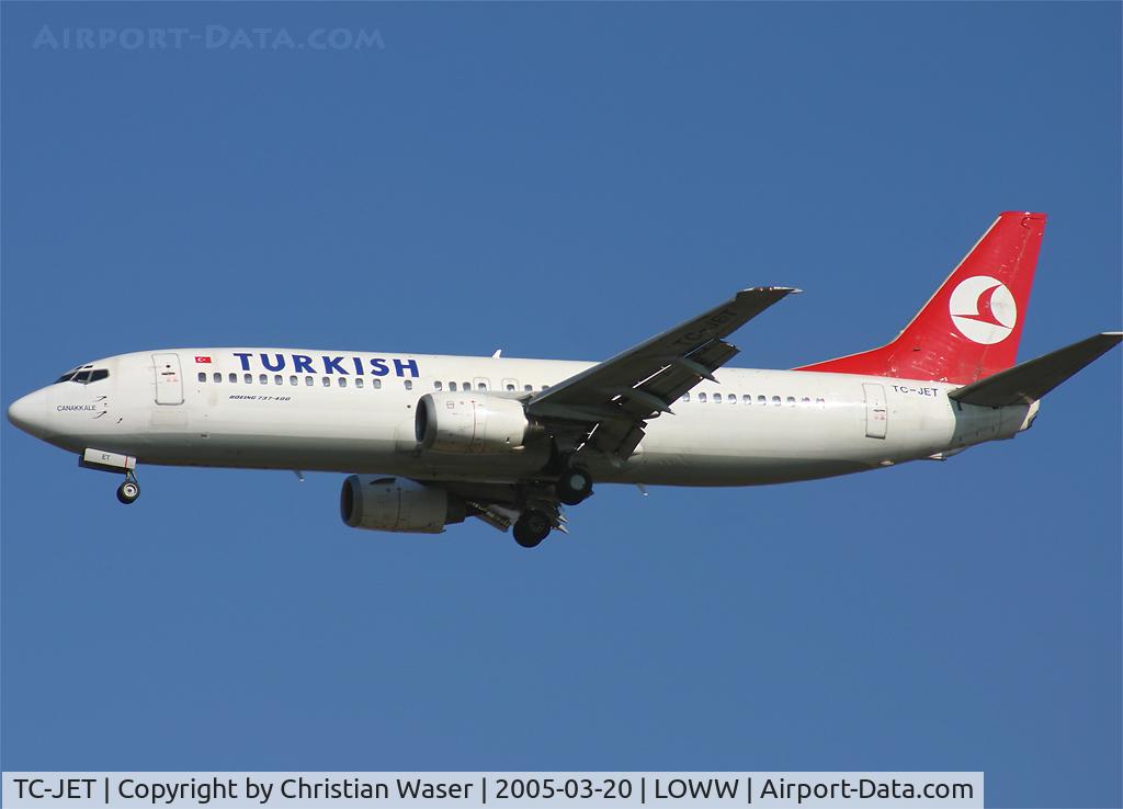 TC-JET, 1993 Boeing 737-4Y0 C/N 26077, Turkish Airlines