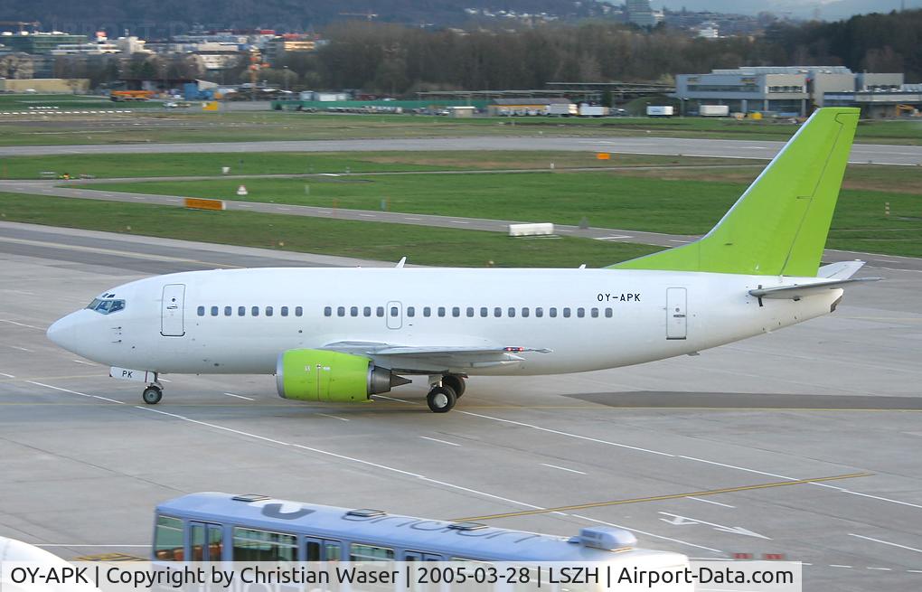 OY-APK, 1997 Boeing 737-5L9 C/N 28995, Maersk Air