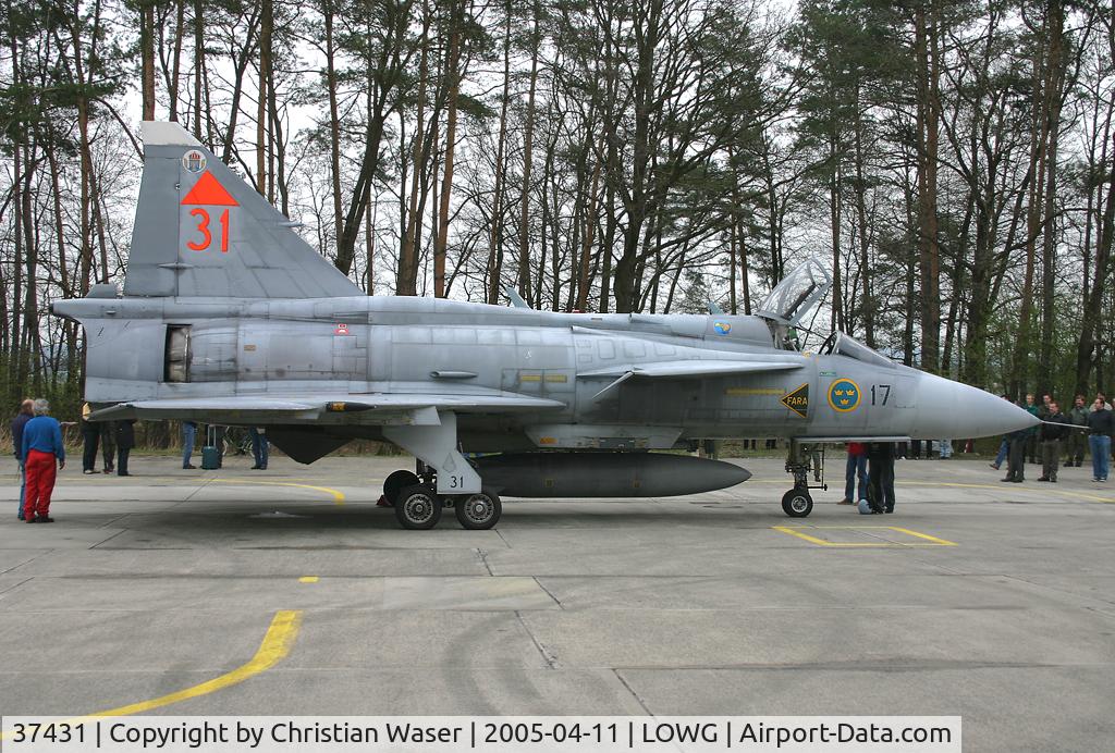 37431, Saab JA 37Di Viggen C/N 37431, Sweden Air Force