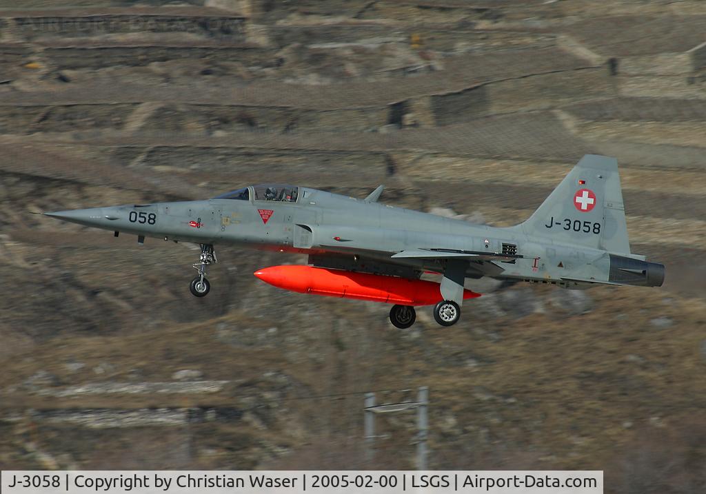 J-3058, Northrop F-5E Tiger II C/N L.1058, Swiss Air Force