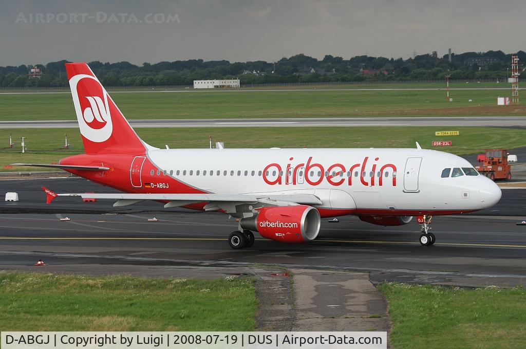 D-ABGJ, 2008 Airbus A319-112 C/N 3415, Air Berlin