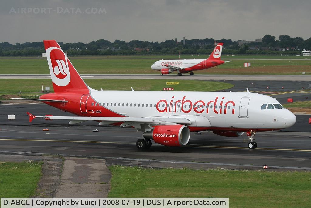 D-ABGL, 2008 Airbus A319-112 C/N 3586, Air Berlin