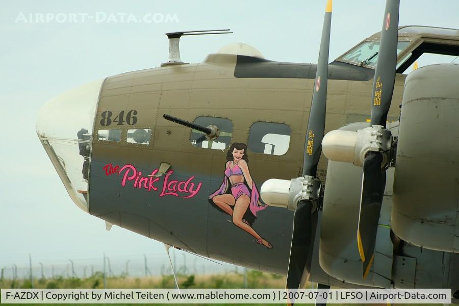 F-AZDX, 1944 Boeing B-17G Flying Fortress C/N 8246, At the Nancy-Ochey 2007 Air Show
