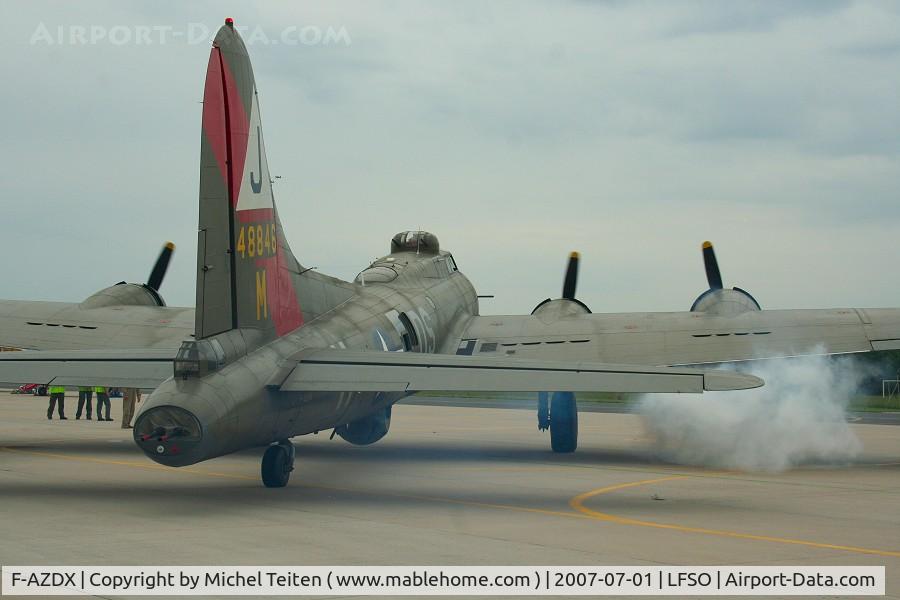 F-AZDX, 1944 Boeing B-17G Flying Fortress C/N 8246, At the Nancy-Ochey 2007 Air Show