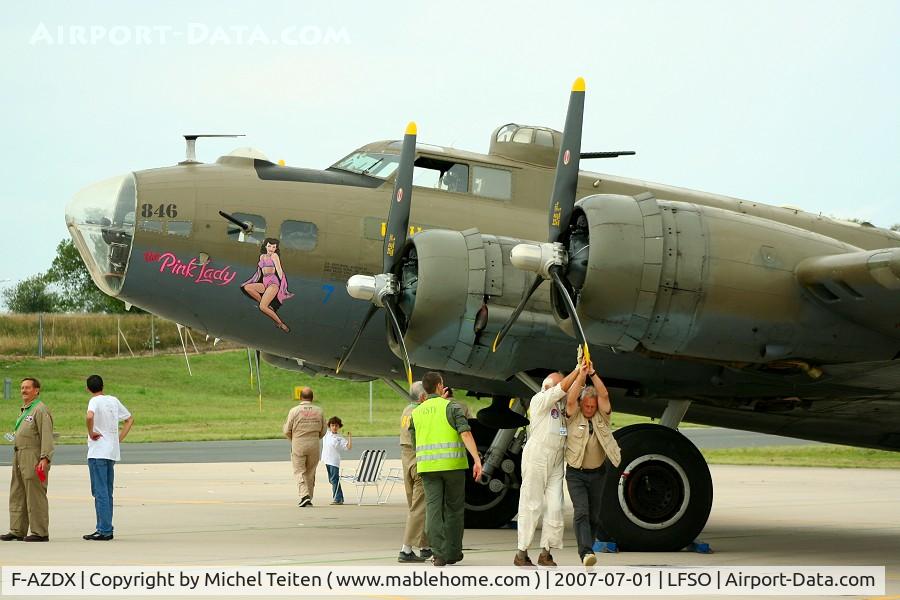 F-AZDX, 1944 Boeing B-17G Flying Fortress C/N 8246, At the Nancy-Ochey 2007 Air Show