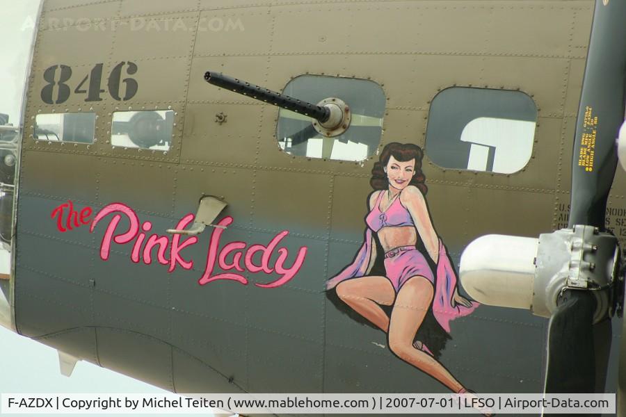 F-AZDX, 1944 Boeing B-17G Flying Fortress C/N 8246, At the Nancy-Ochey 2007 Air Show
