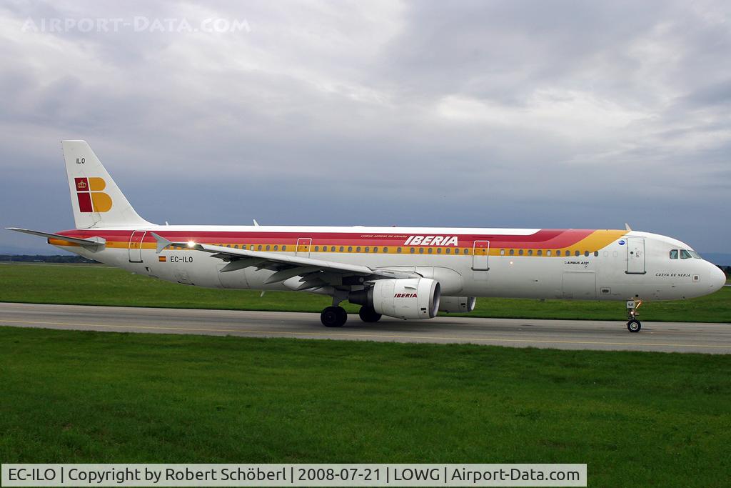 EC-ILO, 2002 Airbus A321-211 C/N 1681, The spanish football club REAL MADRID arrived with this plane.