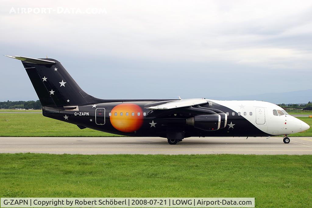 G-ZAPN, 1988 British Aerospace BAe.146-200QC Quick Change C/N E2119, England football club ARSENAL arrived with this plane.