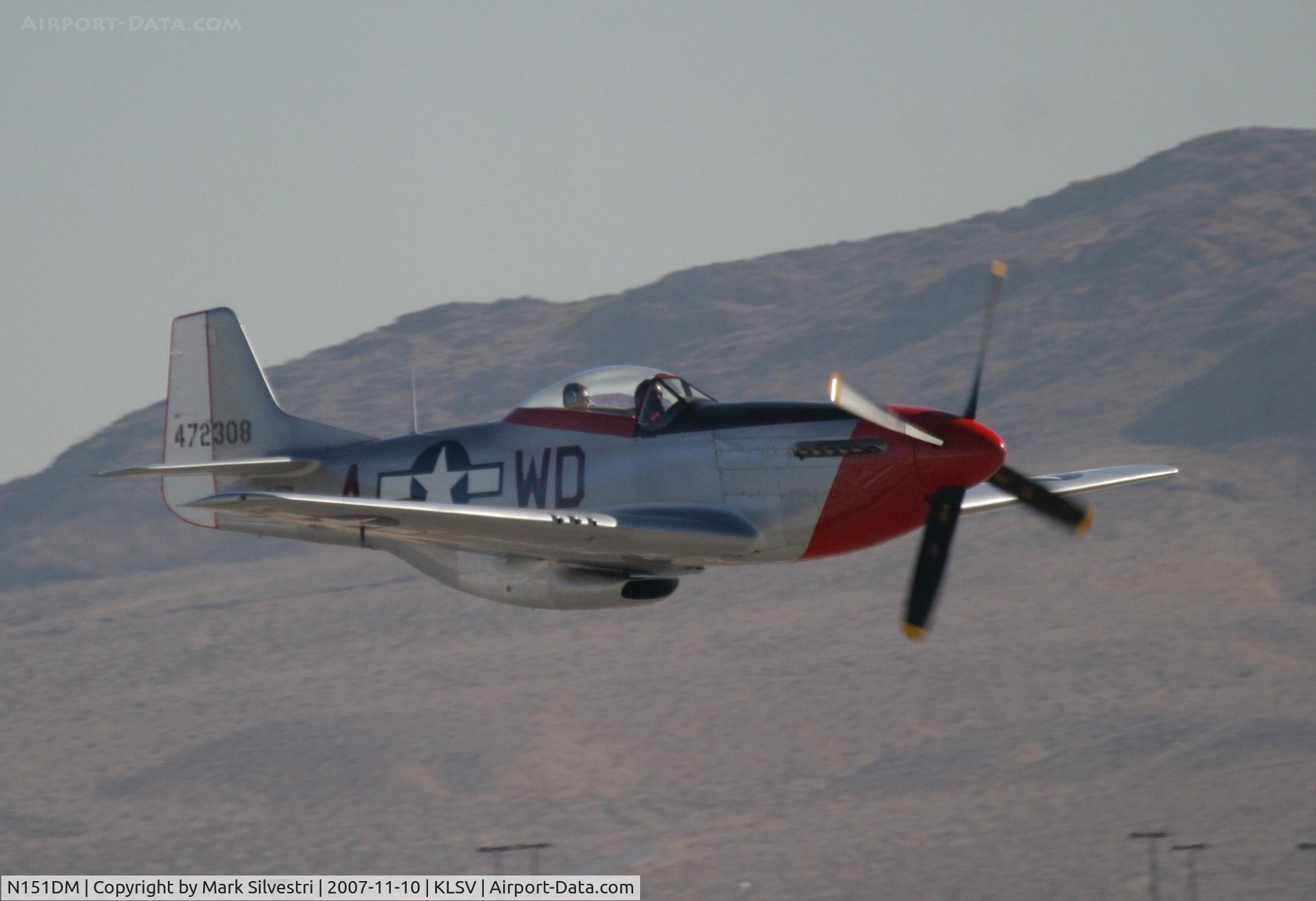 N151DM, 1944 North American F-51D Mustang C/N 44-13250, Nellis 2007