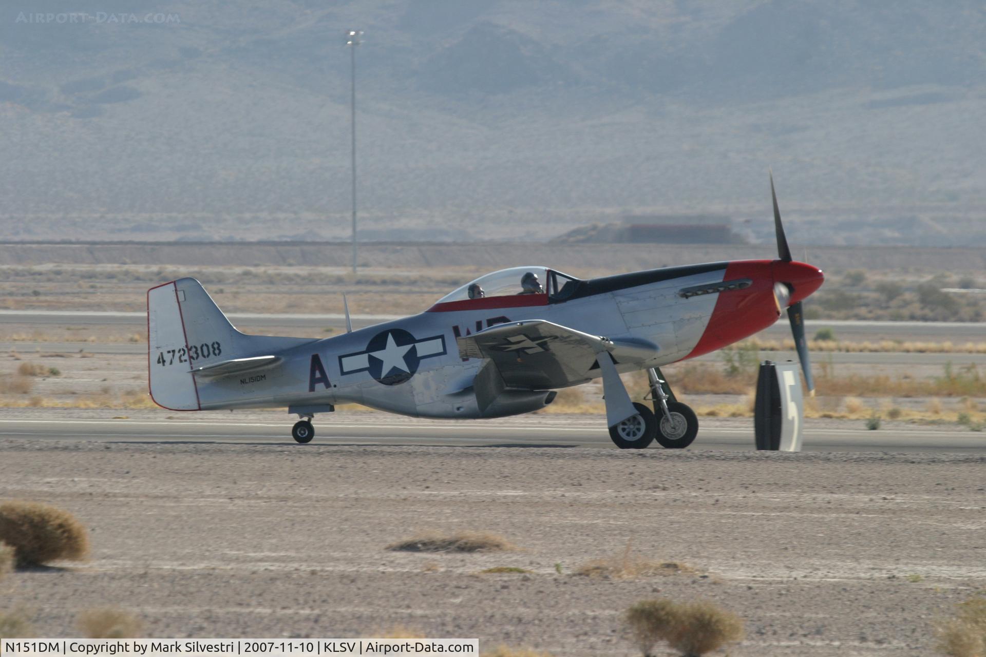 N151DM, 1944 North American F-51D Mustang C/N 44-13250, Nellis 2007