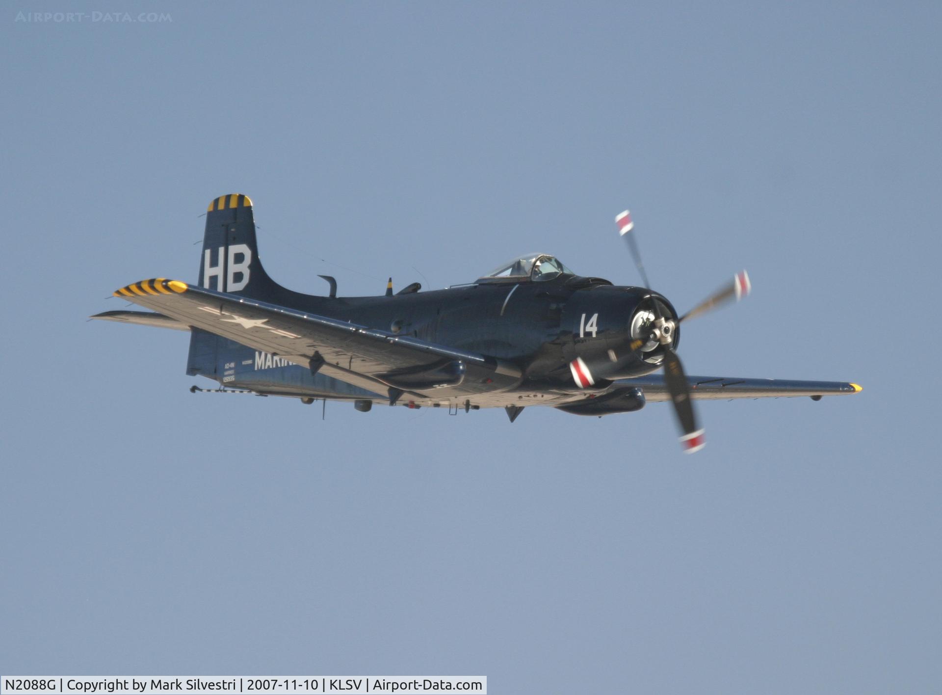 N2088G, 1952 Douglas AD-4N Skyraider C/N 7735, Nellis 2007