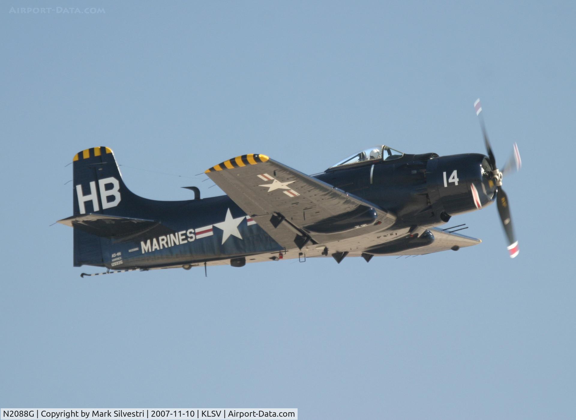 N2088G, 1952 Douglas AD-4N Skyraider C/N 7735, Nellis 2007