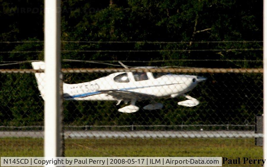 N145CD, Cirrus SR20 C/N 1020, Came in a tad hotter than I thought, apparently