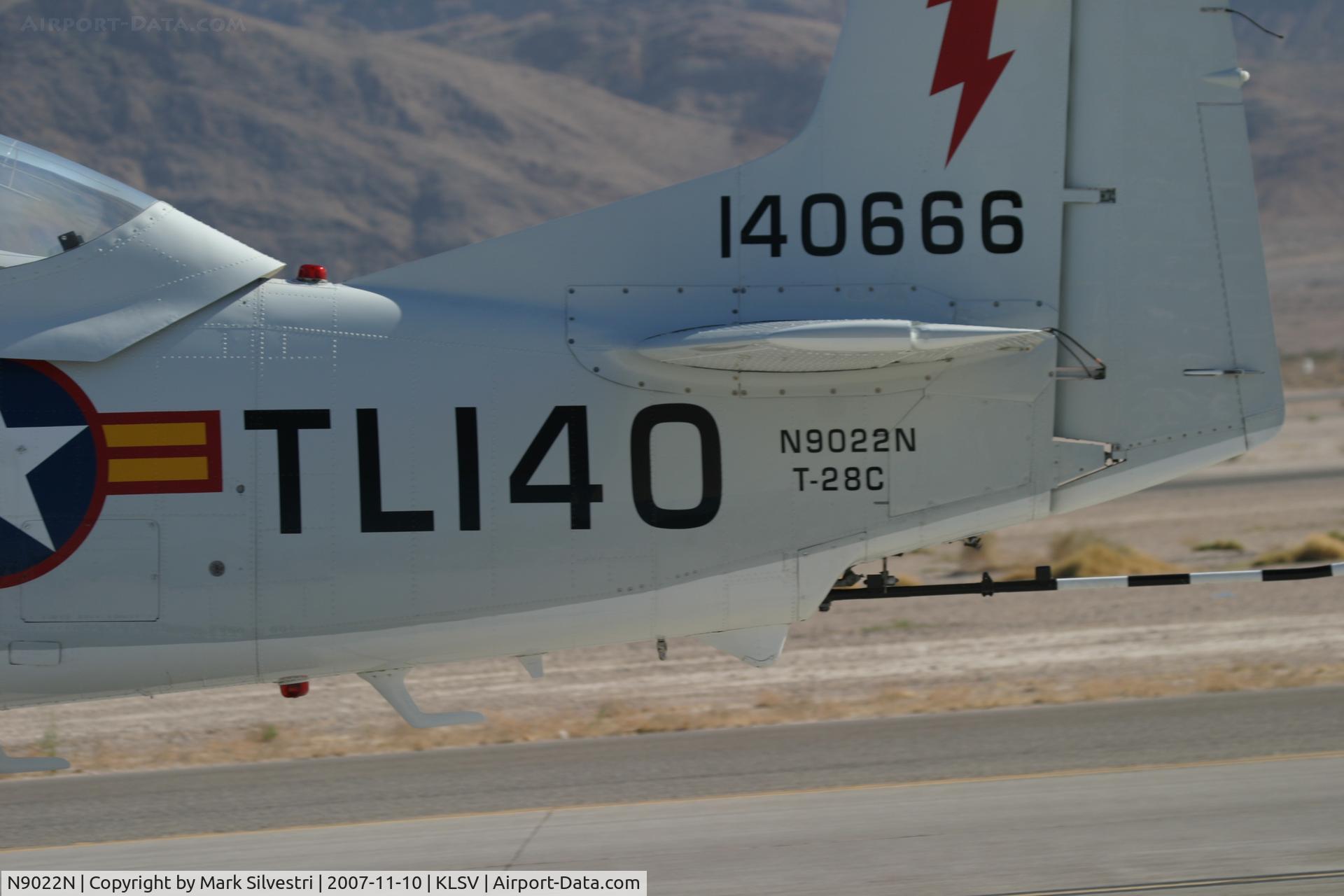 N9022N, 1956 North American T-28C Trojan C/N 226-243, Nellis 2007