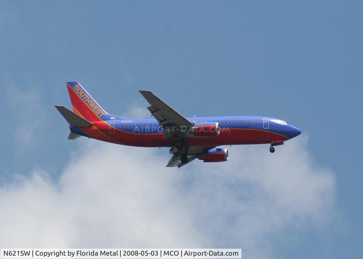 N621SW, 1996 Boeing 737-3H4 C/N 28037, Southwest 737-300