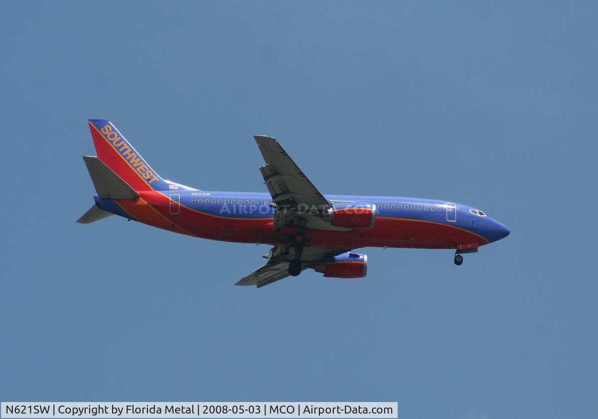 N621SW, 1996 Boeing 737-3H4 C/N 28037, Southwest 737-300