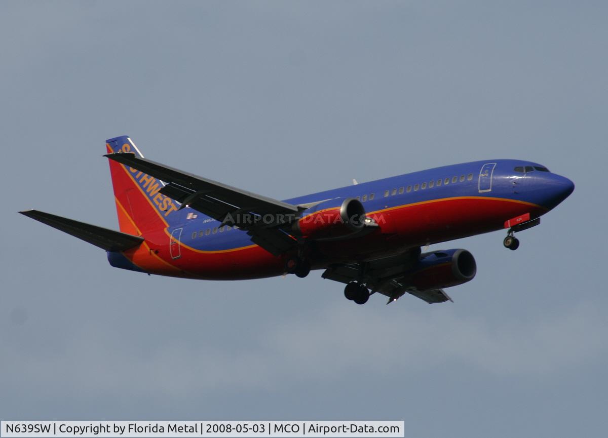 N639SW, 1996 Boeing 737-3H4 C/N 27712, Southwest 737-300
