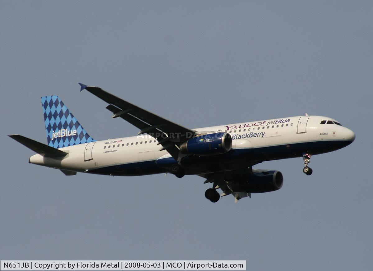 N651JB, 2007 Airbus A320-232 C/N 2992, Jet Blue A320