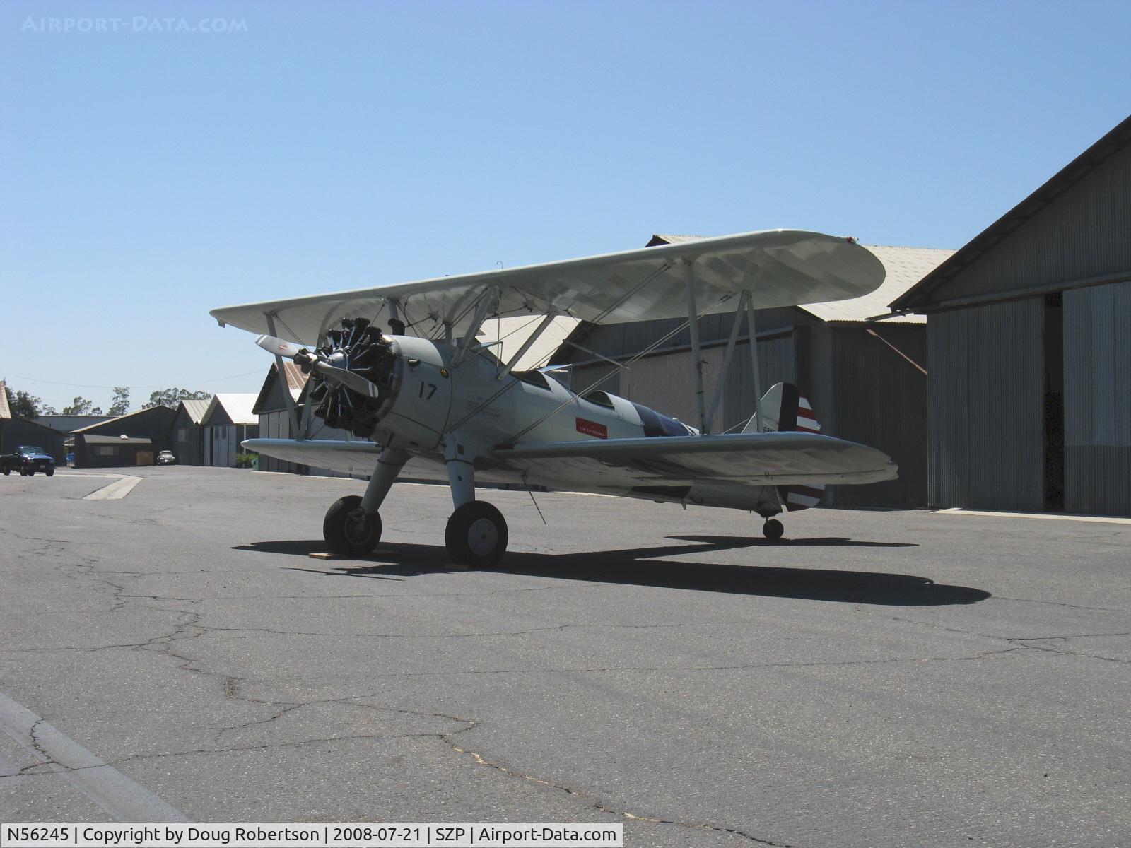 N56245, 1941 Boeing A75N1(PT17) C/N 75-4284, 1942 Boeing Stearman A75N1 (PT17), Jacobs R755-B2M 275 Hp upgrade