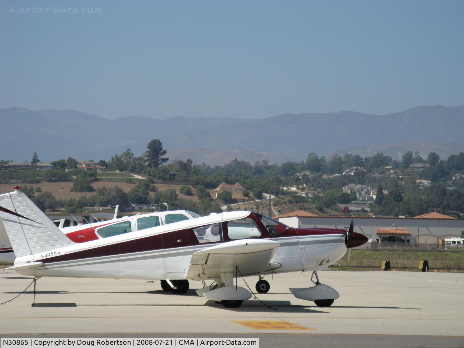 N30865, Piper PA-28-180 C/N 283619, 1966 Piper PA-28-180 CHEROKEE, Lycoming O&VO-360 180 Hp