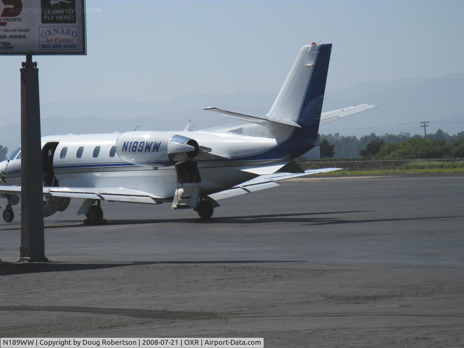 N189WW, 2000 Cessna 560XL C/N 560-5069, 2000 Cessna 560XL CITATION EXCEL, two P&W(C) PW545A turbofans 3,800 lb st each, Nordam thrust reversers standard
