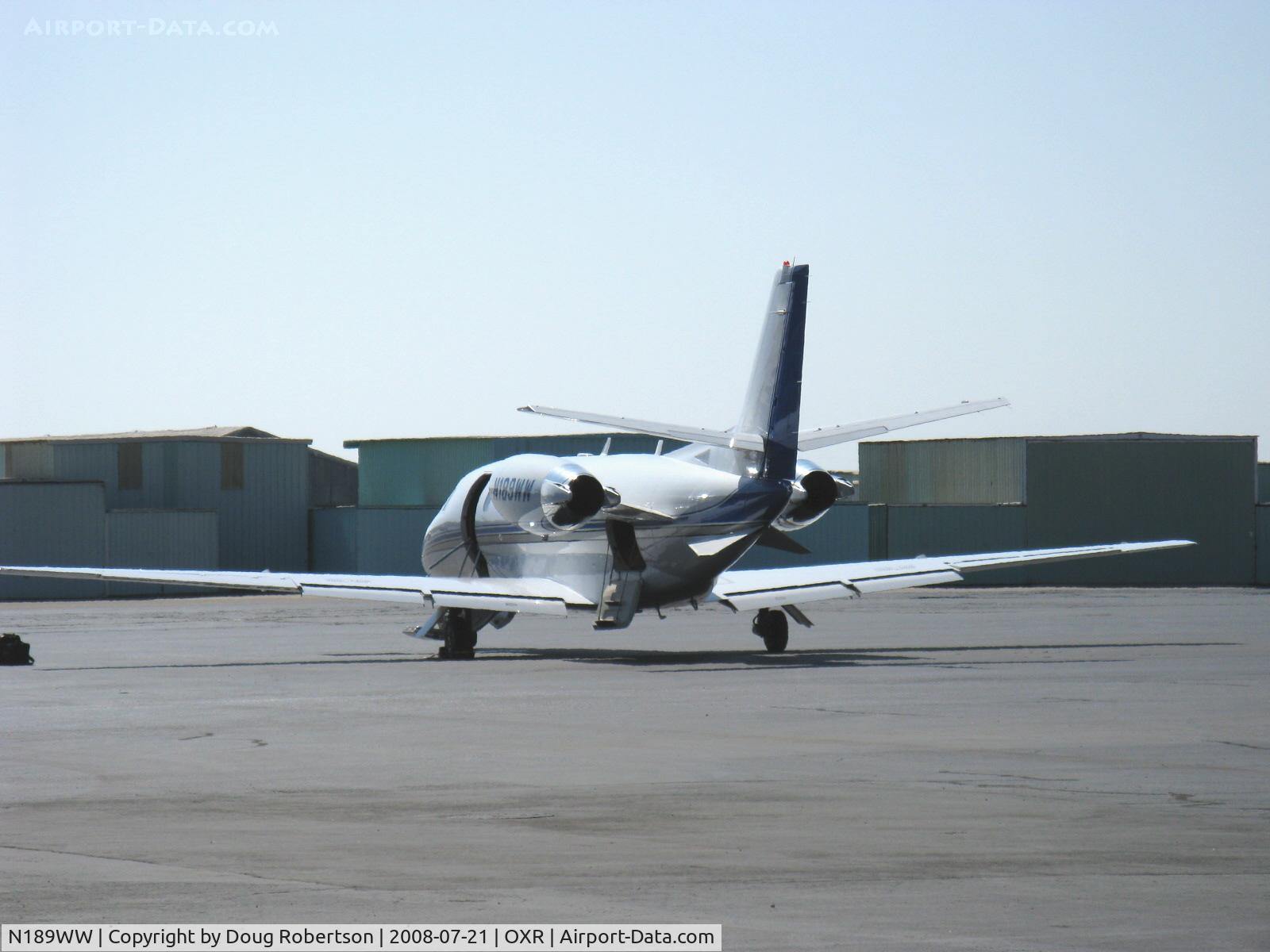N189WW, 2000 Cessna 560XL C/N 560-5069, 2000 Cessna 560XL CITATION EXCEL, two P&W(C) PW545A turbofans 3,800 lb st each, Nordam thrust reversers standard