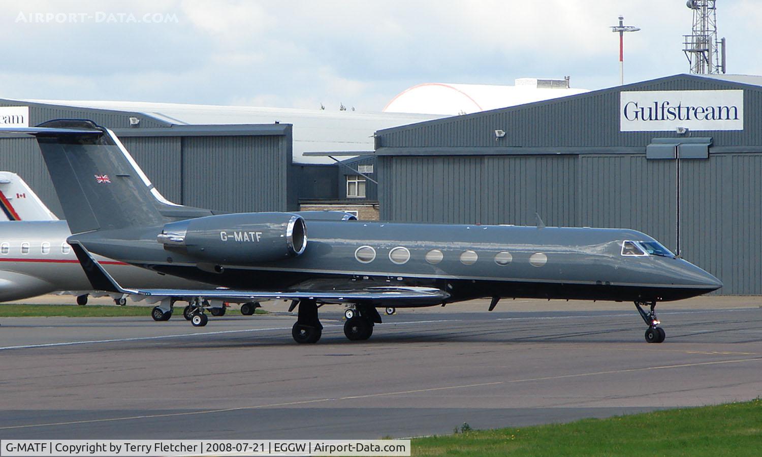 G-MATF, 1989 Gulfstream Aerospace G-IV C/N 1109, British Gulfstream G1159C at Luton