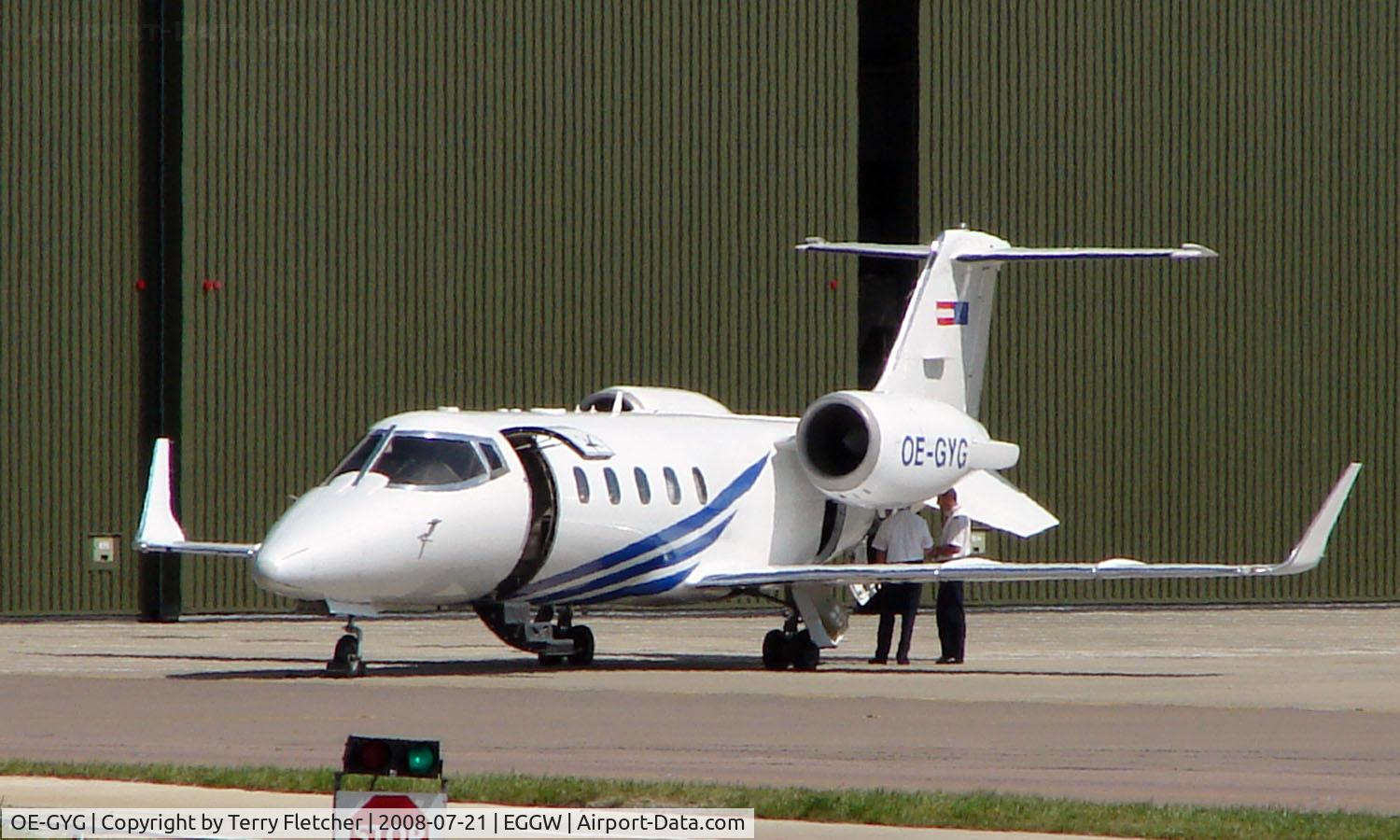OE-GYG, Learjet 60 C/N 60-197, Learjet 60 at Luton