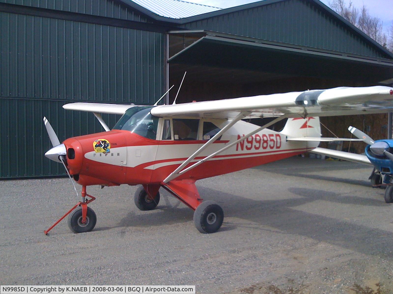 N9985D, 1959 Piper PA-22-160 Tri Pacer C/N 22-6777, OWNER CROW ALASKA