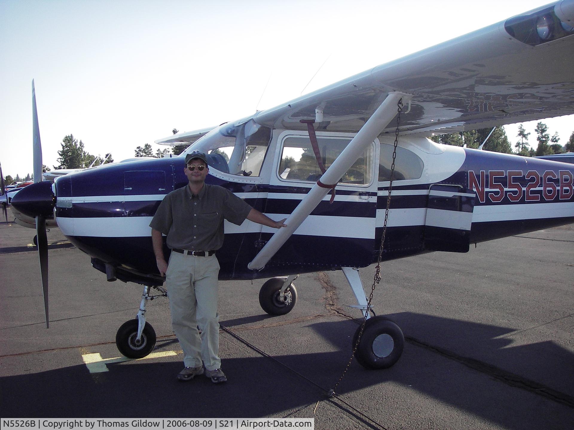N5526B, 1956 Cessna 182 Skylane C/N 33526, Arrived at it's new home