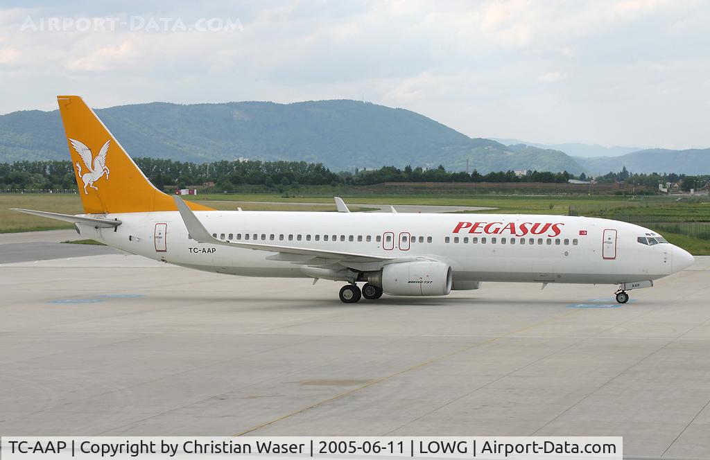 TC-AAP, 2002 Boeing 737-86N C/N 32736, Pegasus