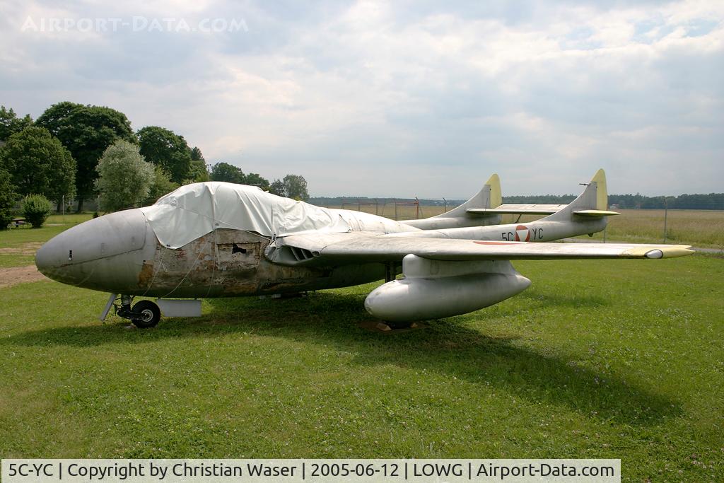5C-YC, De Havilland DH-115 Vampire T.55 C/N 15797, Austria Air Force