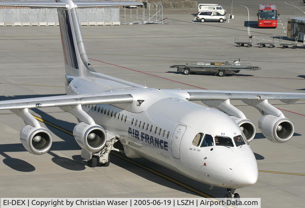 EI-DEX, 1990 British Aerospace BAe.146-300 C/N E3157, Air France (City Jet)