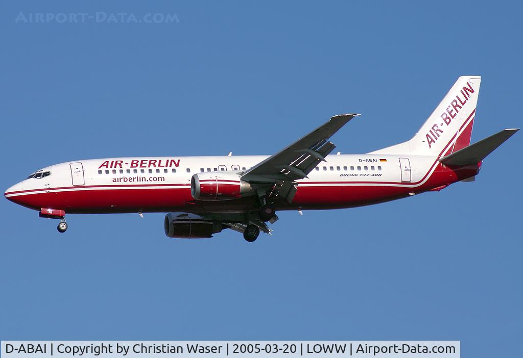 D-ABAI, 1996 Boeing 737-46J C/N 28038, Air Berlin