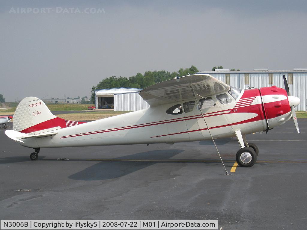 N3006B, 1952 Cessna 195 C/N 7889, N3006B CESSNA 195