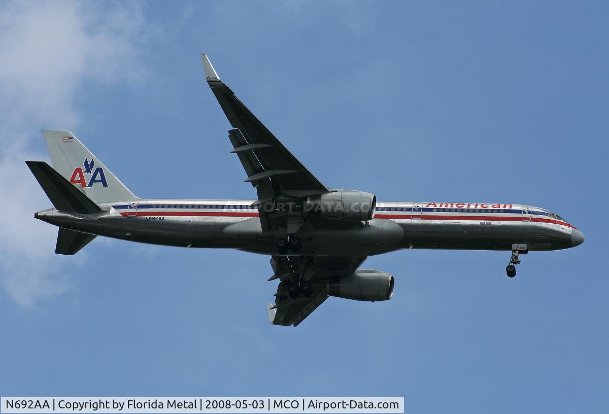 N692AA, 1993 Boeing 757-223 C/N 26972, American 757-200 arriving from DFW