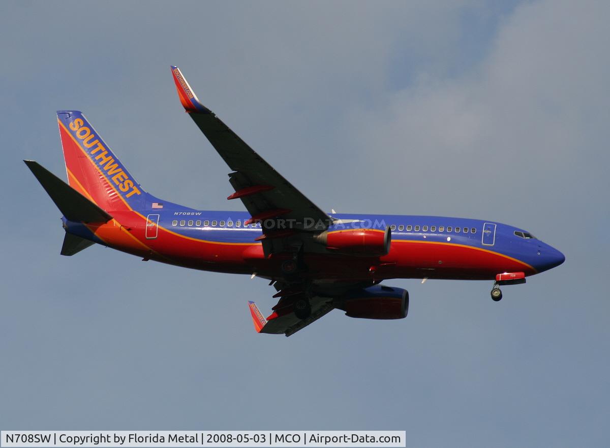 N708SW, 1998 Boeing 737-7H4 C/N 27842, Southwest 737-700