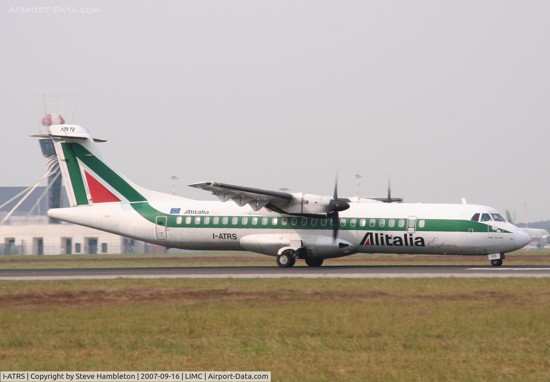 I-ATRS, 1995 ATR 72-212 C/N 467, At Milan Malpensa