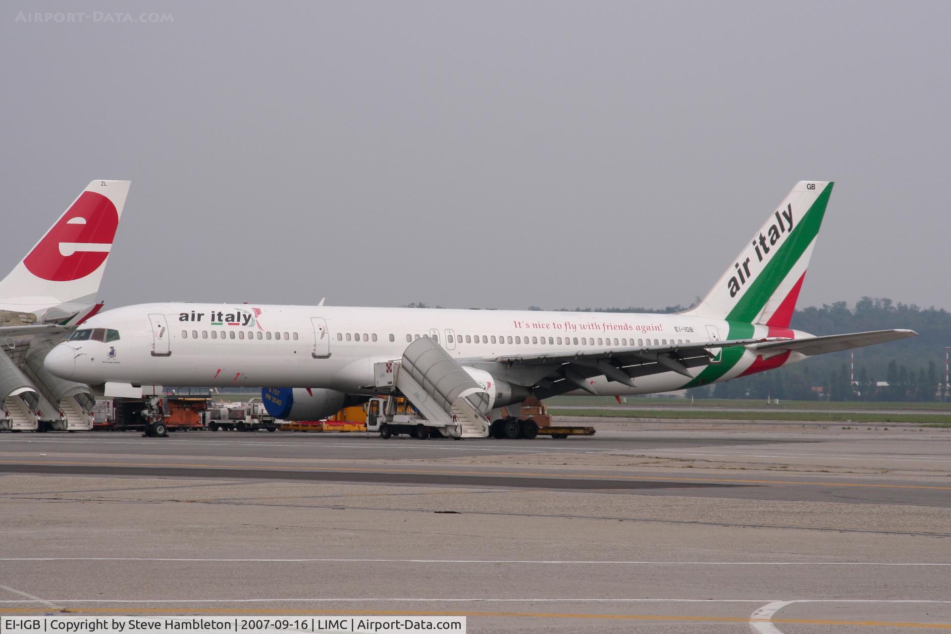EI-IGB, 1990 Boeing 757-230/SF C/N 24738, At Milan Malpensa