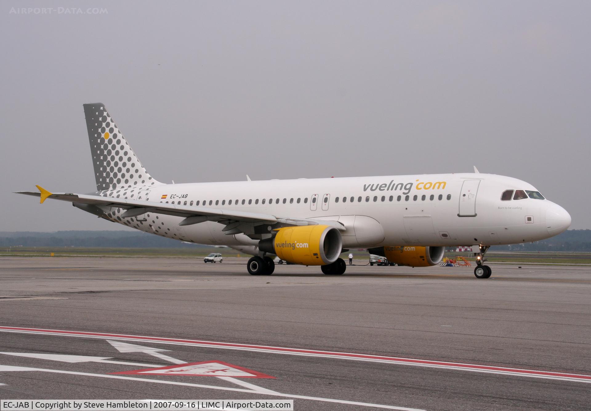 EC-JAB, 2004 Airbus A320-214 C/N 2227, At Milan Malpensa