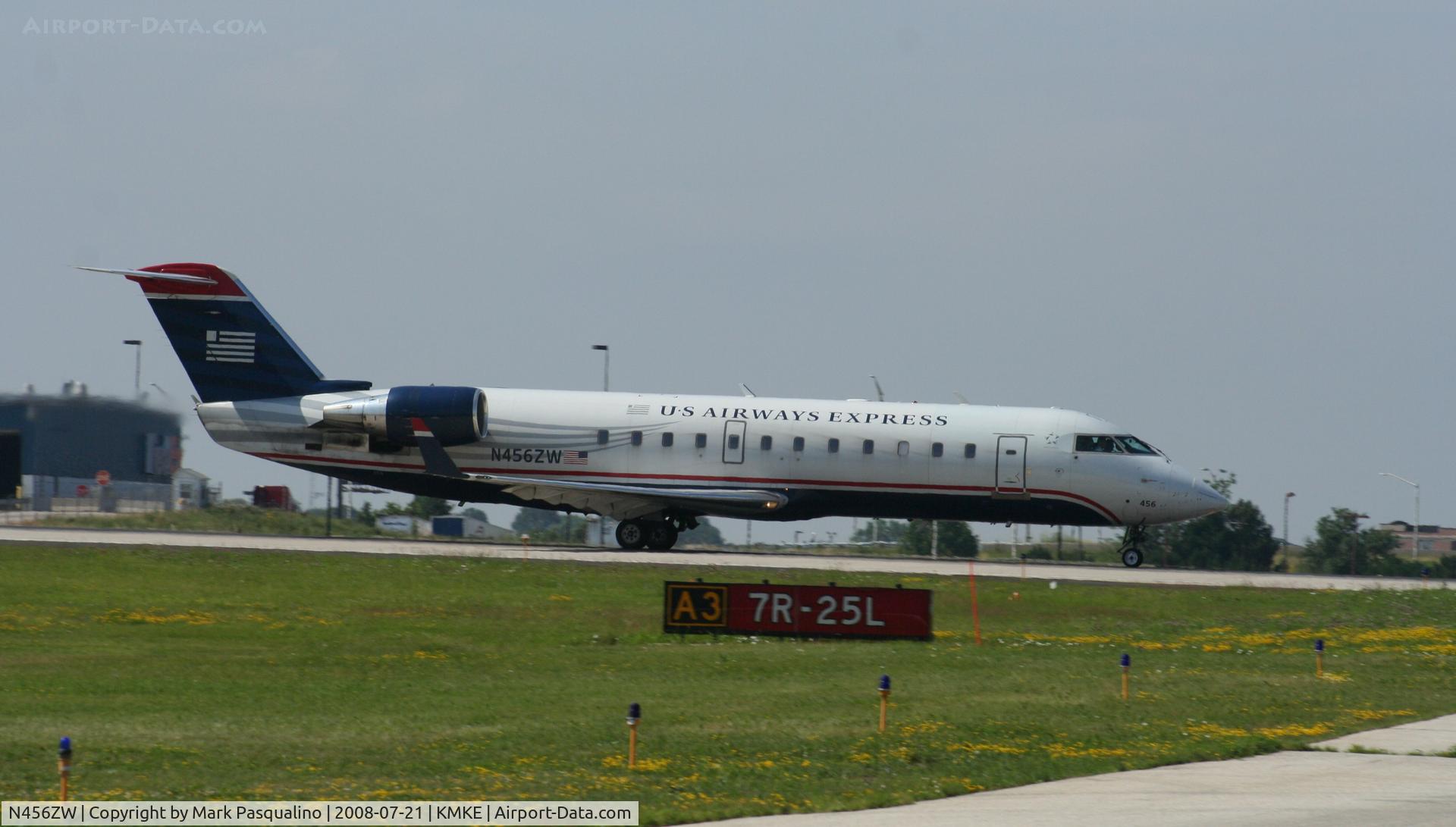 N456ZW, 2003 Bombardier CRJ-200LR (CL-600-2B19) C/N 7849, CL-600-2B19