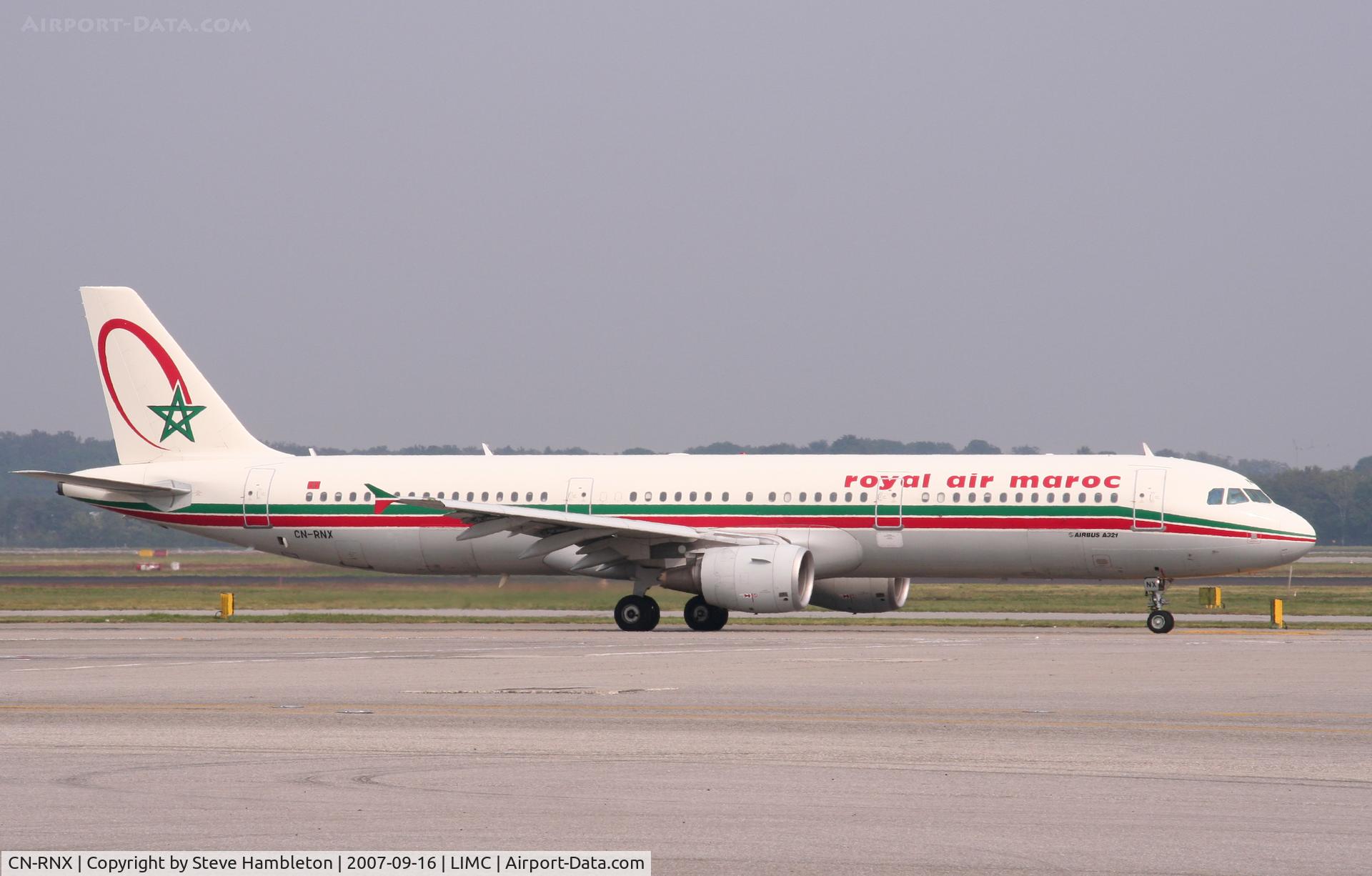 CN-RNX, 2003 Airbus A321-211 C/N 2064, At Milan Malpensa