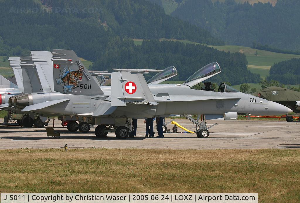 J-5011, McDonnell Douglas F/A-18C Hornet C/N 1351, Swiss Air Force